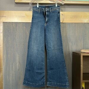 Mother Denim - Ultra High Rise Wide Leg Crop
